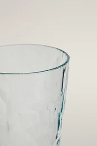 ACRYLIC SOFT DRINK TUMBLER WITH raised diamond design