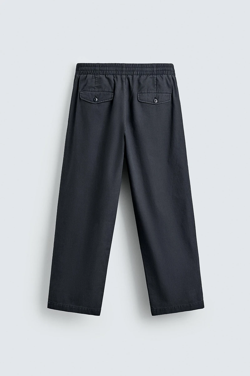 WASHED RELAXED FIT PANTS