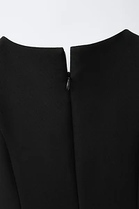 PLEATED DETAIL DRESS