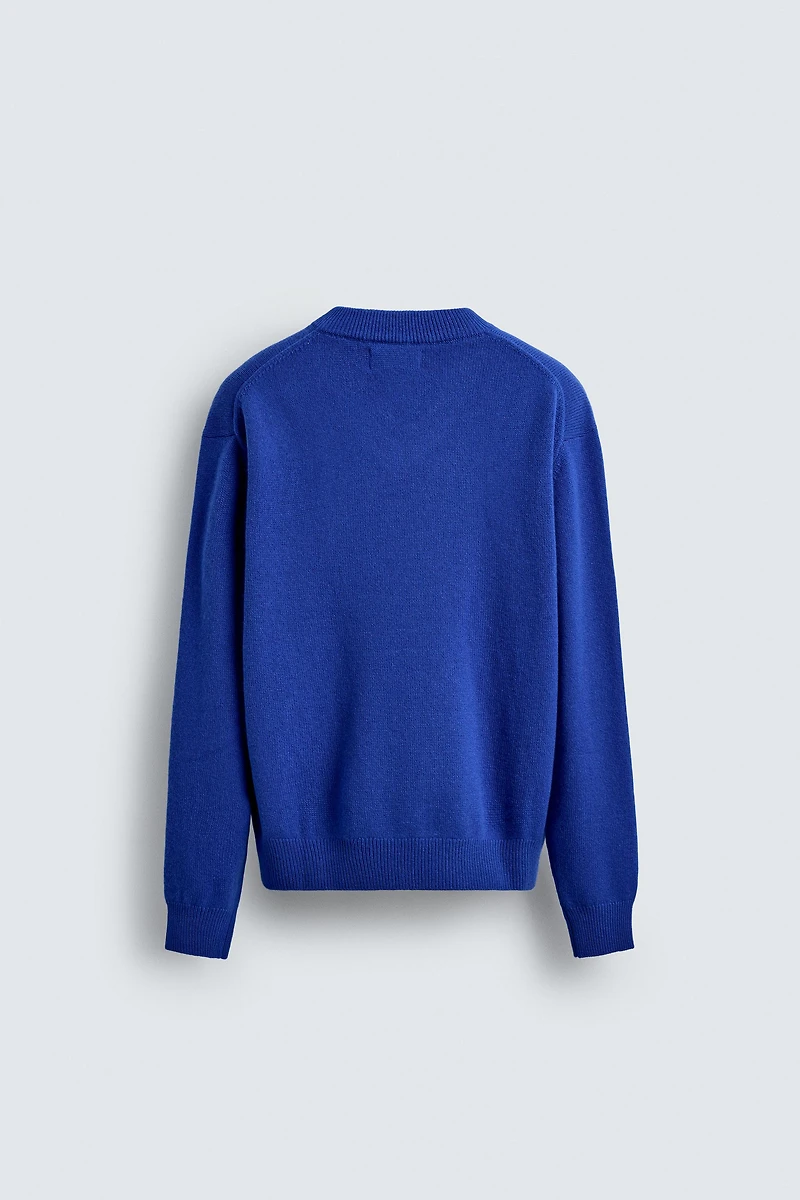 V-NECK WOOL - CASHMERE SWEATER LIMITED EDITION