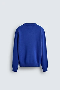 V-NECK WOOL - CASHMERE SWEATER LIMITED EDITION