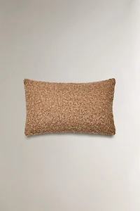 HOUSSE DE COUSSIN FOURRURE CARDÉE
