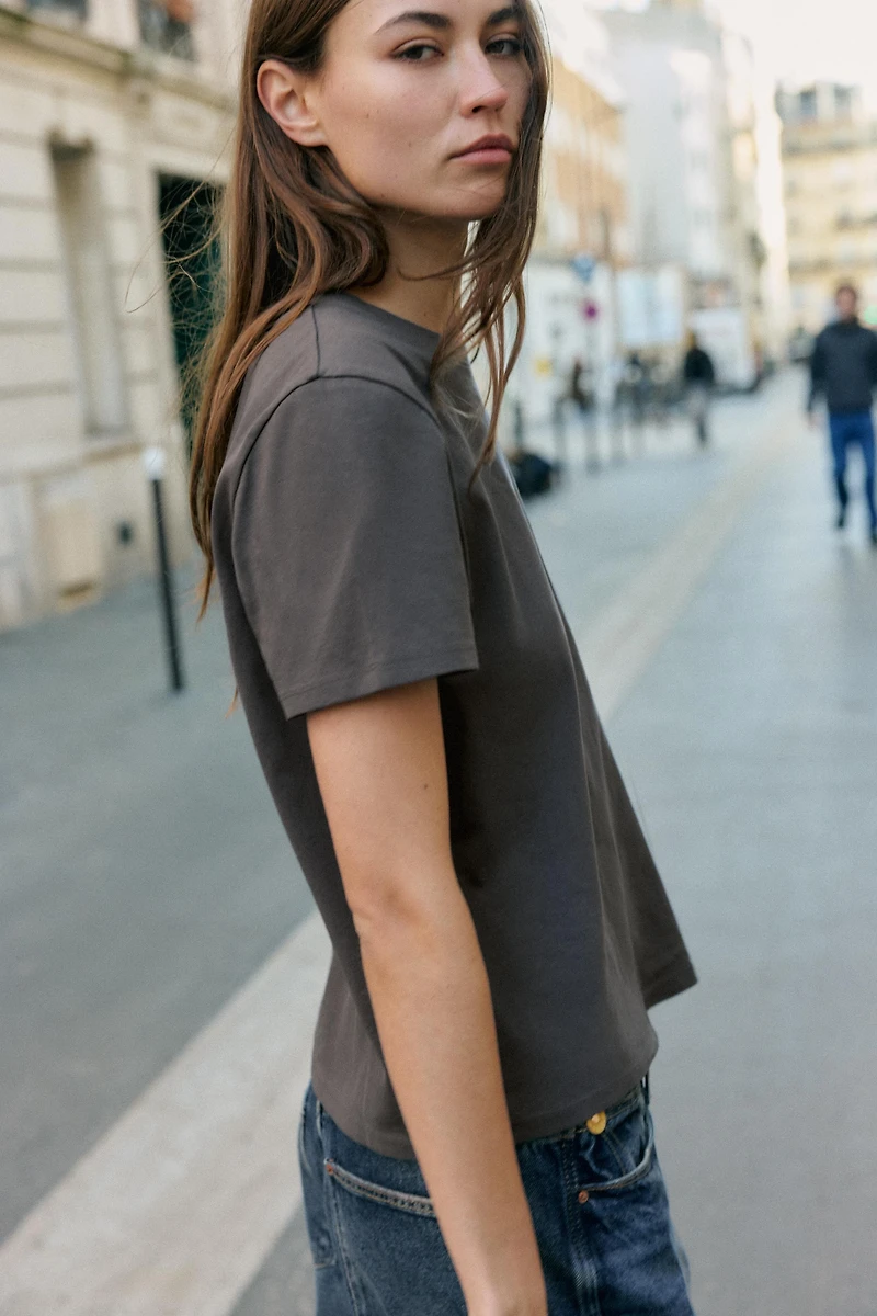 RUSTIC COTTON T-SHIRT