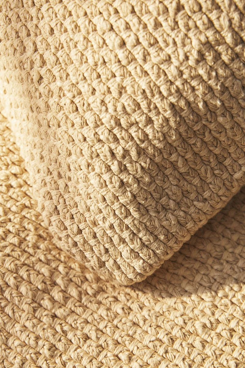 BRAIDED THROW PILLOW COVER