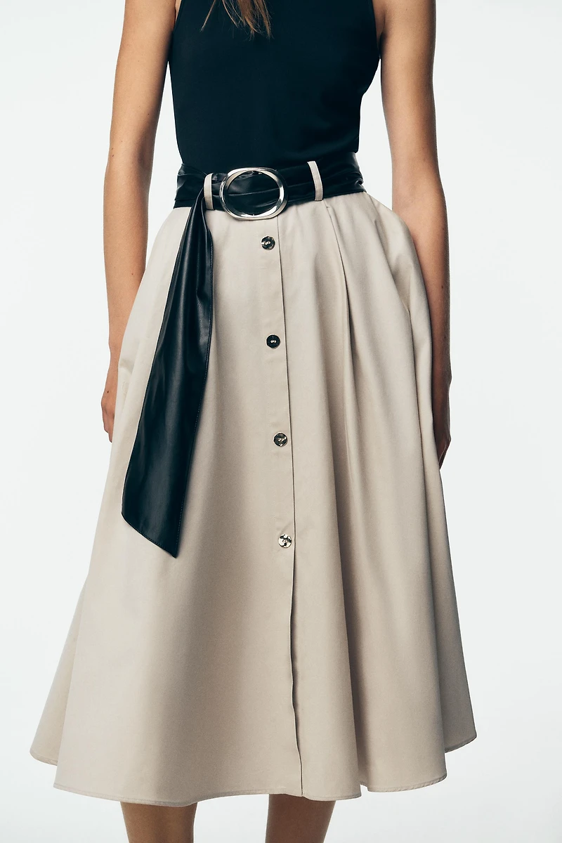 COMBINATION BELTED DRESS