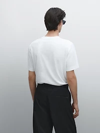 T-shirt manches courtes lin