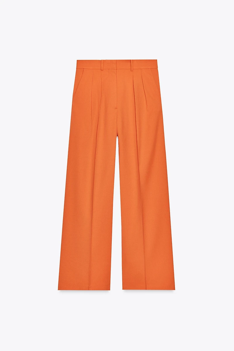 ZW COLLECTION WIDE LEG PLEATED PANTS