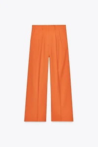 ZW COLLECTION WIDE LEG PLEATED PANTS