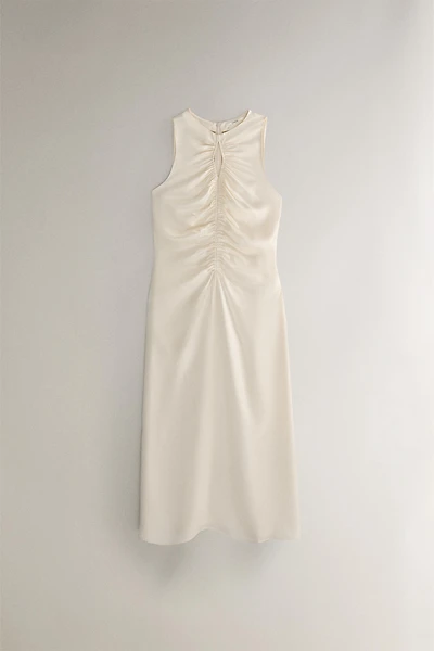 CHEMISE DE NUIT SOIE FRONCÉE