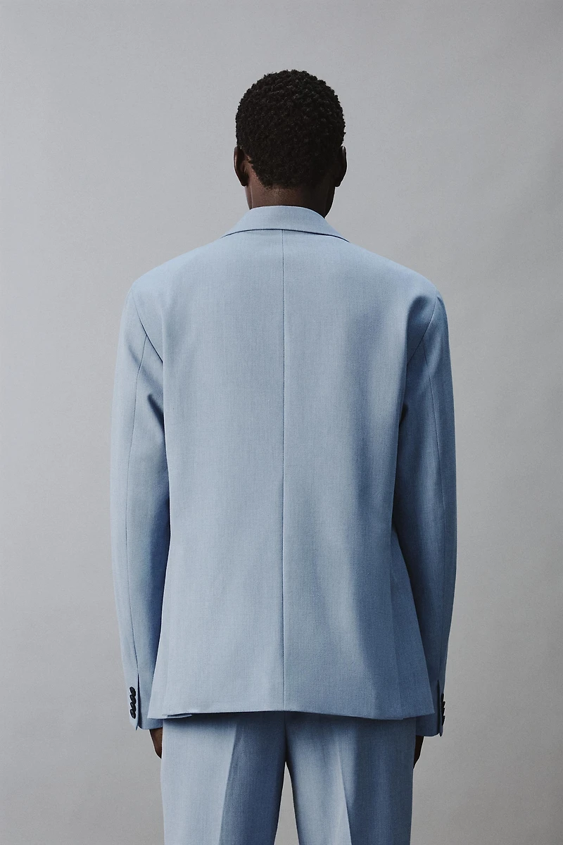 COMFORT TEXTURED SUIT BLAZER