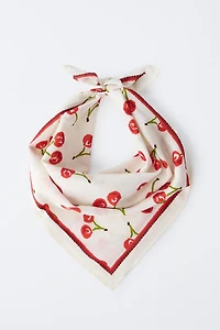 BANDANA CARRÉE CERISES