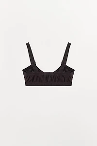 ELASTICIZED SILK BLEND BRALETTE