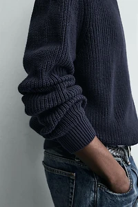 REGULAR FIT COTTON JUMPER