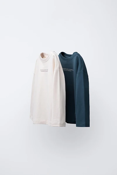 TWO-PACK OF LONG SLEEVE T-SHIRTS