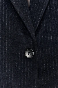 BLAZER AVEC LAINE À RAYURES DIPLOMATIQUES