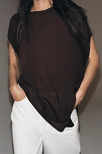 ASYMMETRIC KNIT JUMPER