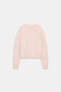 KNIT JUMPER WITH BACK DETAIL