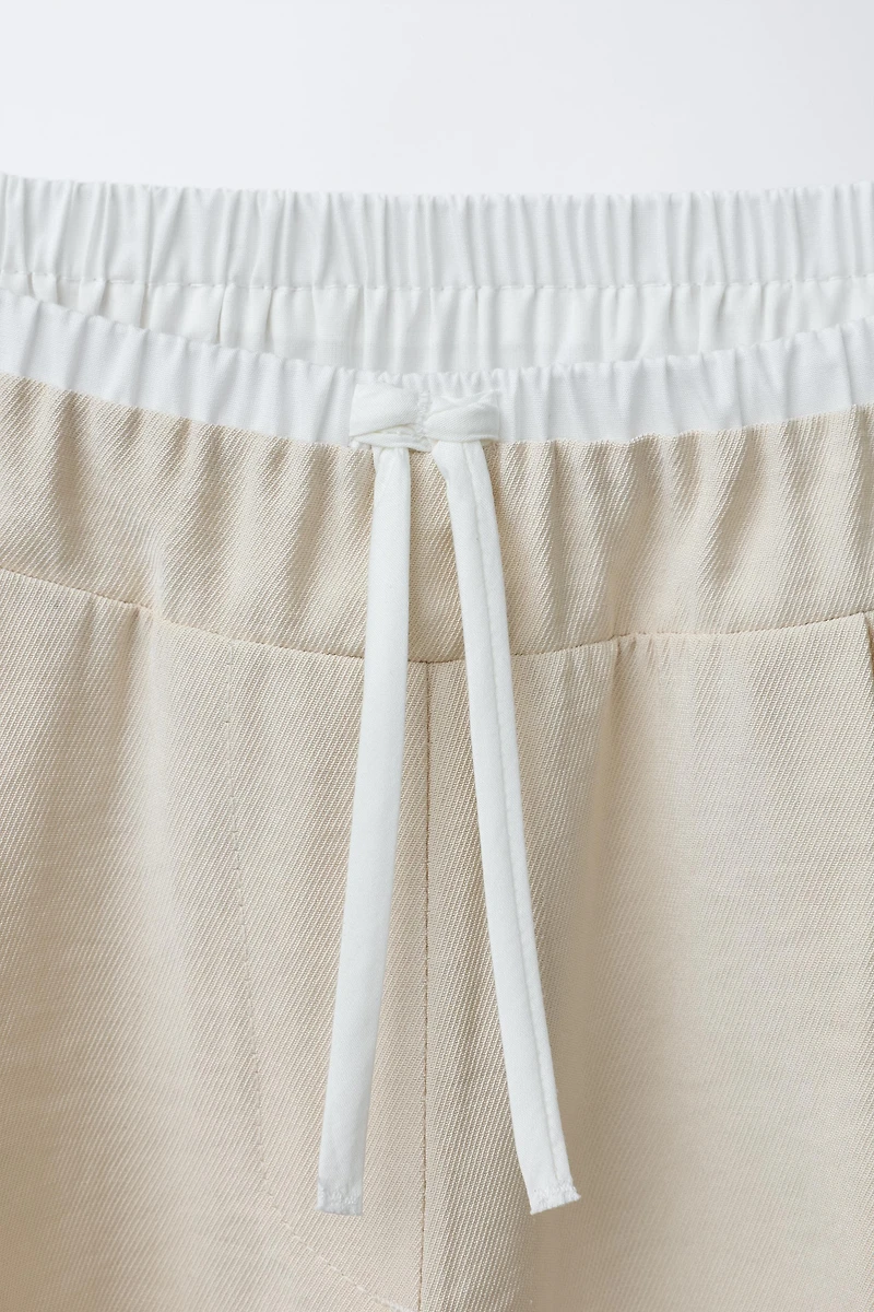 DOUBLE WAISTBAND PANTS