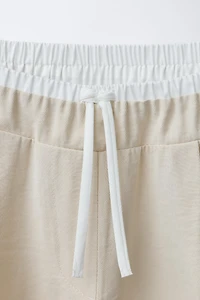 DOUBLE WAISTBAND PANTS