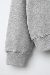 COMBINATION PETER PAN COLLAR SWEATSHIRT
