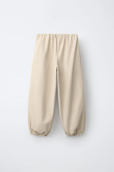FLOWY ELASTIC BALLOON JEANS