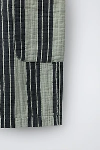 STRIPED TEXTURE PANTS