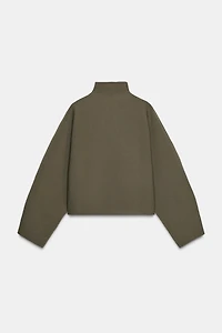 KNIT ZIP-UP JACKET