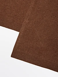 Écharpe fine en laine mélangée