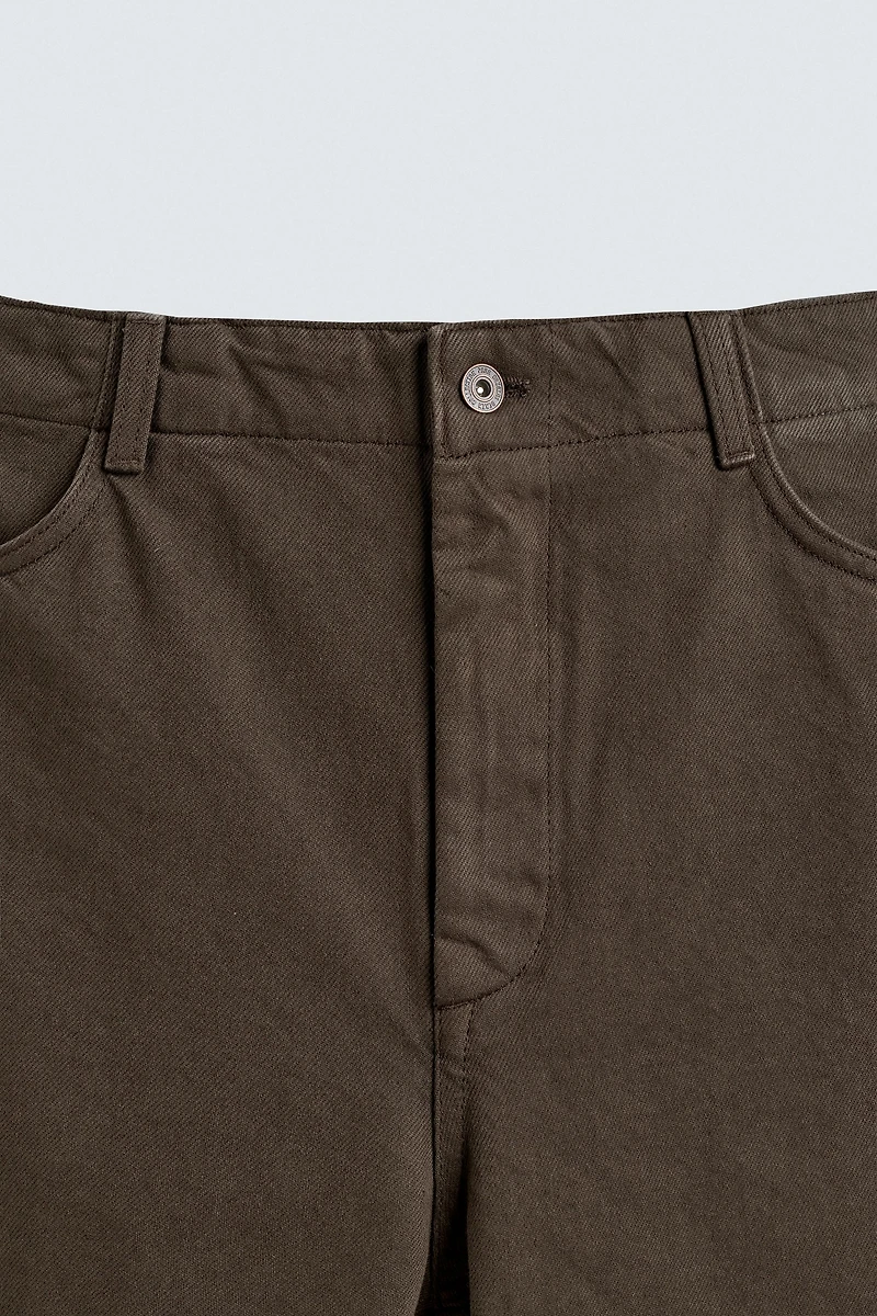 STRAIGHT FIT CARGO PANTS