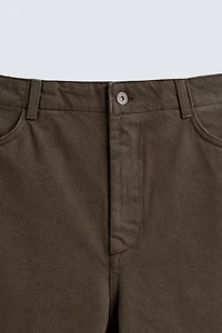 STRAIGHT FIT CARGO PANTS