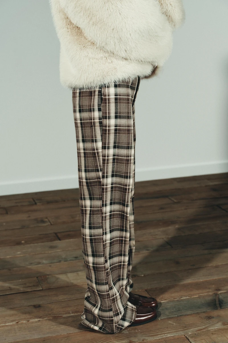 PLAID PANTS