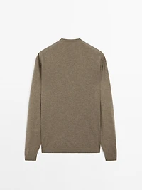 Knit wool blend sweater