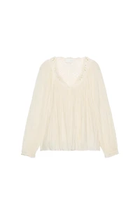 BLOUSE FROISSÉE BRODÉE ZW COLLECTION