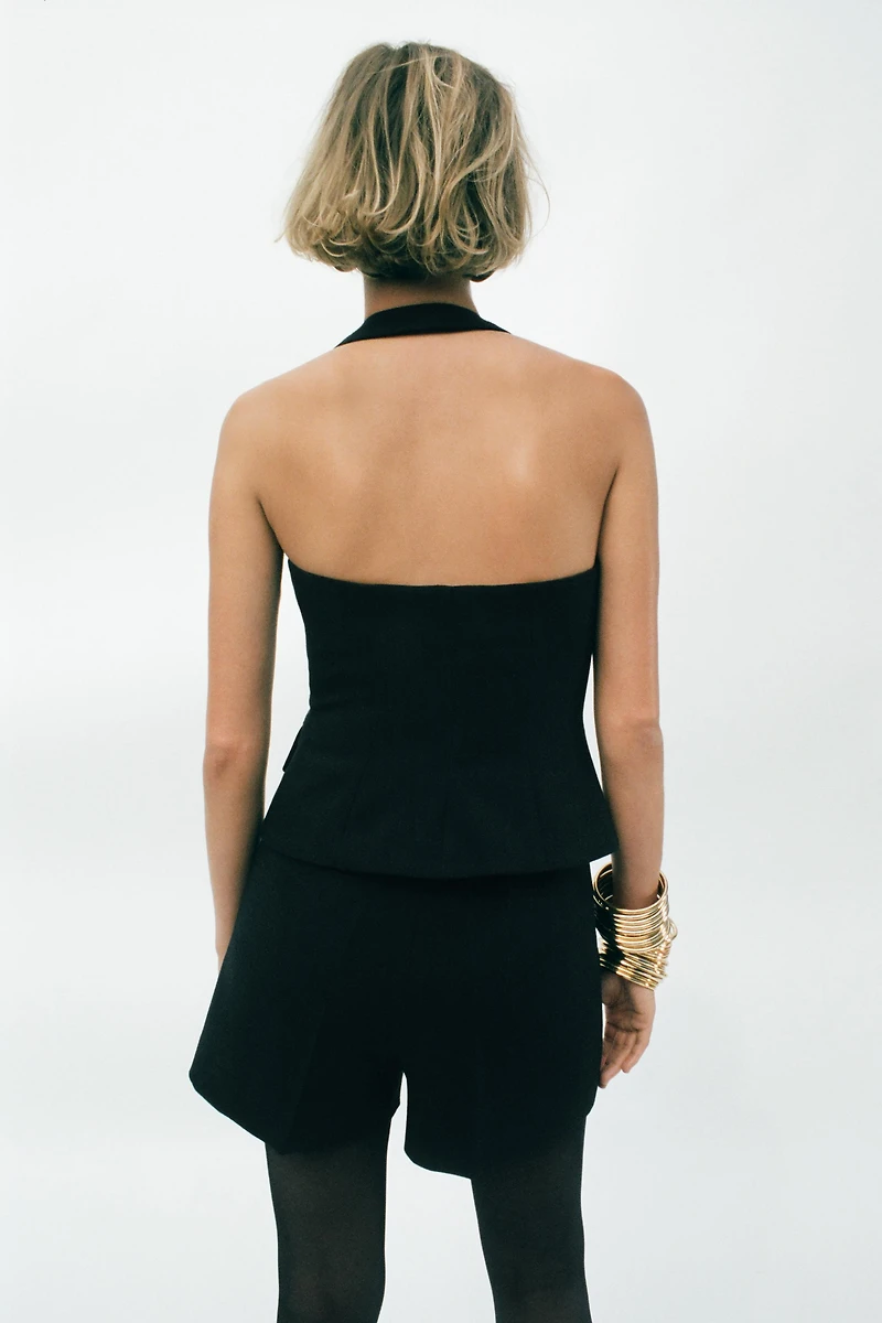 GILET HALTER SMOKING