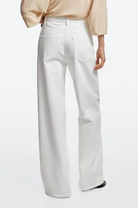 Jean wide leg taille haute