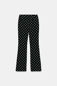 POLKA DOT FLARE PANTS