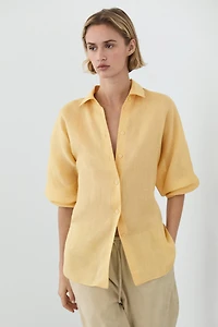 Chemise fluide 100 % ramie