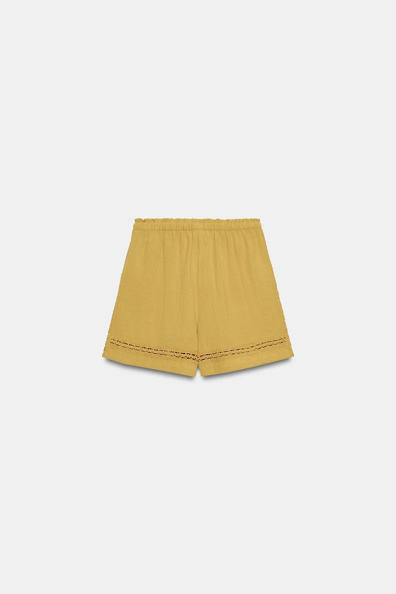 COMBINED LACE SHORTS