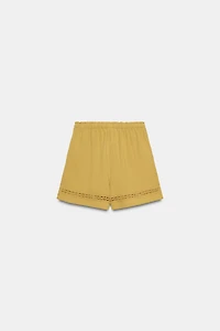 COMBINED LACE SHORTS
