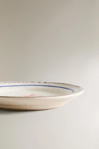 ASSIETTE À PAIN GRÈS POISSON