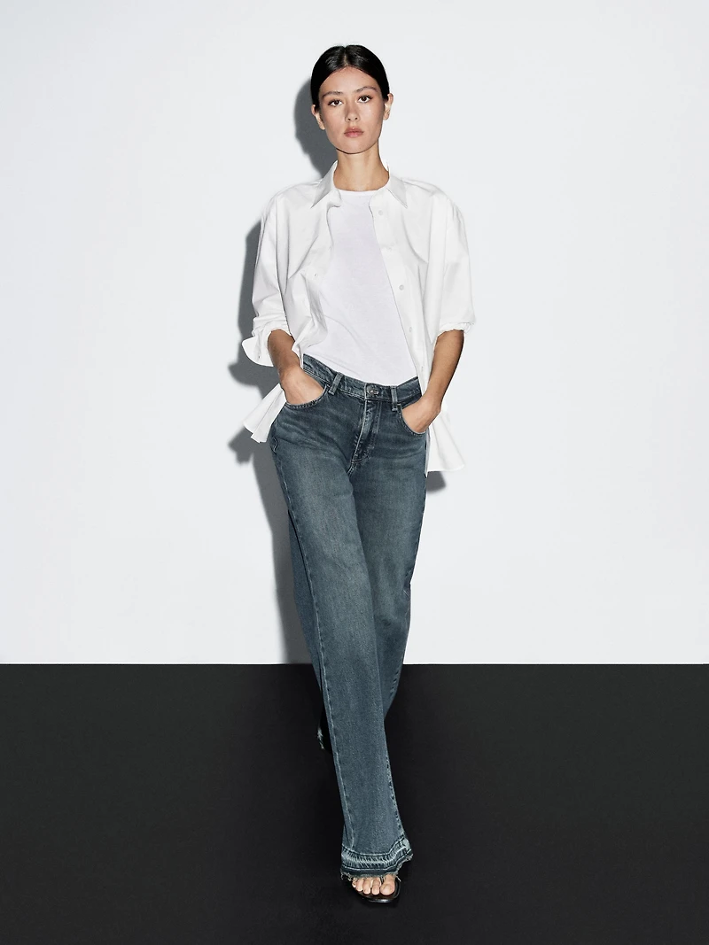 Jean flare mid-rise