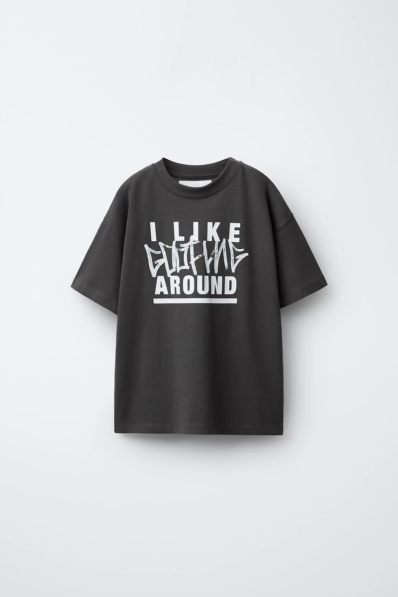 T-SHIRT À IMPRIMÉ GRAFFITI