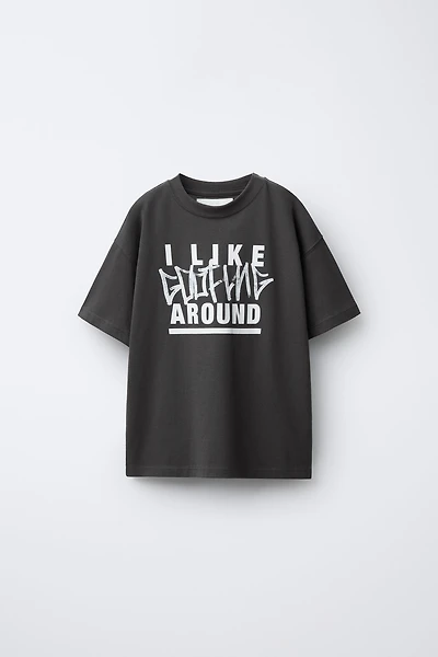 T-SHIRT À IMPRIMÉ GRAFFITI