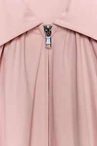 PUFF SLEEVE BOMBER JACKET