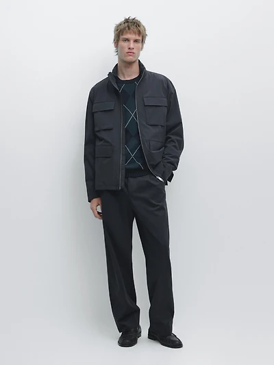 Stretch fabric jacket
