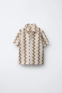 CHEMISE TEXTURE IMPRIMÉE