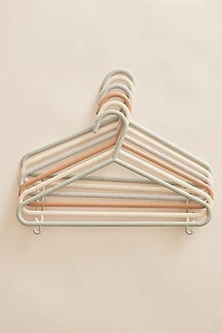 LOT CINTRES ENFANT COULEURS PASTEL (LOT DE 6)