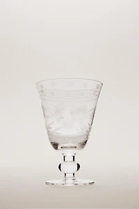 ENGRAVED WINE GLASS