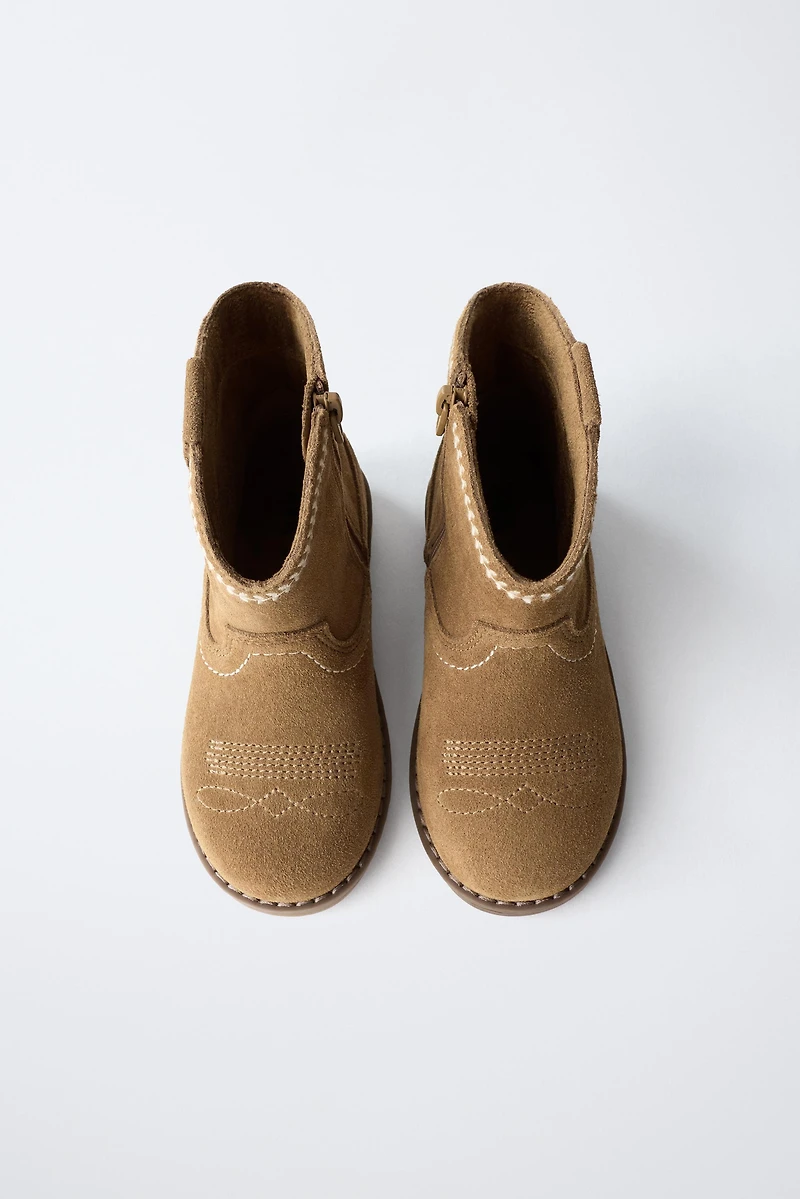 BOTTE COW-BOY CUIR