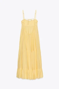 OPEN BACK PANEL DRESS